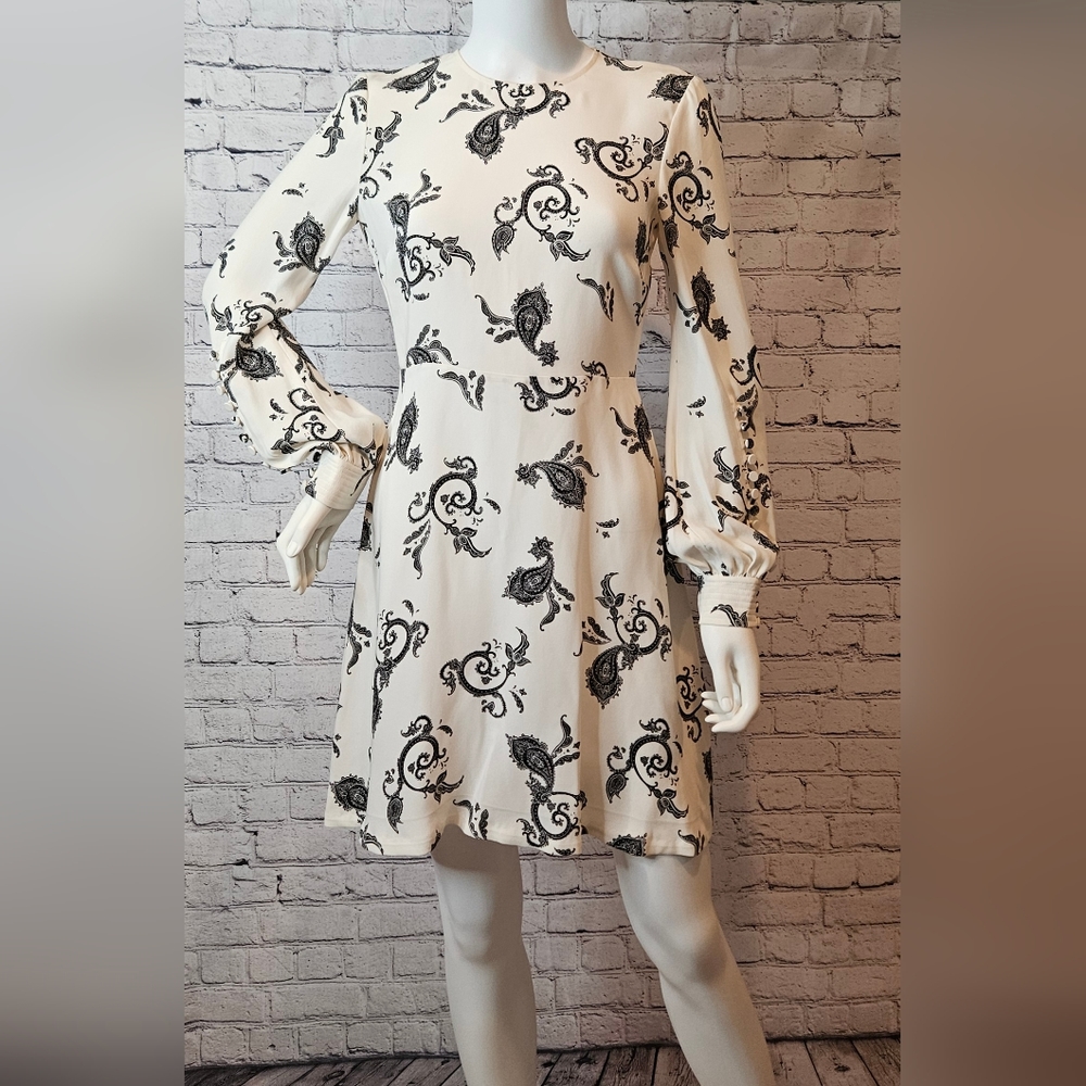 A.L.C. Black and White Mini Dress